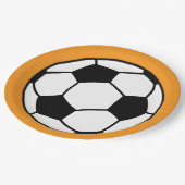 Kinderfußball Geburtstagsparty Pappteller (Schrägansicht)