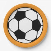 Kinderfußball Geburtstagsparty Pappteller (Vorderseite)