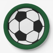 Kinderfußball Geburtstagsparty Pappteller (Vorderseite)