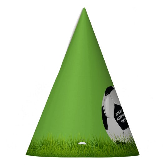 Kinderfußball Geburtstagsparty Partyhütchen (Links)