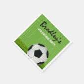 Kinderfußball Geburtstagsparty Serviette (Ecke)