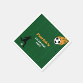 Kinderfußball Geburtstagsparty Serviette (Ecke)