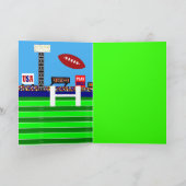 Kinderfußball Happy Geburtstagskarte Geschenk Karte (Innenseite)