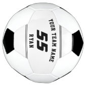 Kinderfußball mit Team, Name, Nummer Fußball (Gedreht)