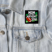 Kinderfußball-Party Mama des Geburtstags Button (Beispiel)