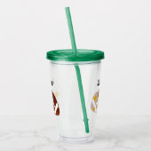 Kinderfußballsteine Personalisiert Acryltrinkbecher (Links)