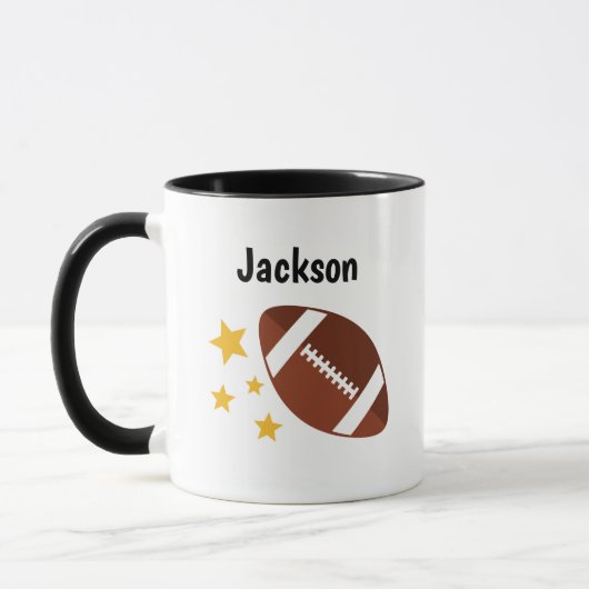 Kinderfußballsteine Personalisiert Tasse (Links)