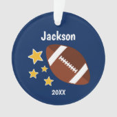 Kinderfußballsterne Personalisiert Ornament (Vorderseite)