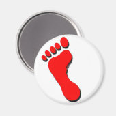 Kinderfußdruck Magnet (Vorderseite/Rückseite)
