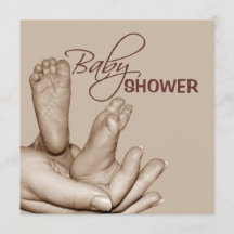 Kinderfußdusche Einladung