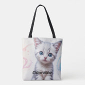 Kindergalaxie Blau Tinted Kitten, Tasche (Rückseite)