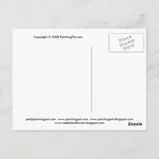 Kindergarage, Postkarte (Rückseite)