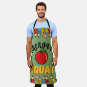 KINDERGARDEN LEHRER SCHÜRZE (Getragen)