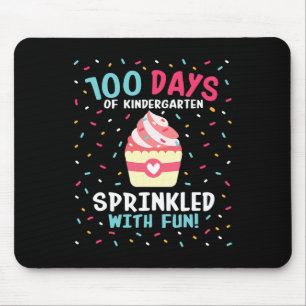 Kindergarten 100 Tage Schulmädchen sprinkled Fu Mousepad