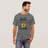 Kindergarten 1. Schullehrer Leopard T-Shirt (Vorne ganz)
