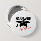 Kindergarten 2017 nagelte es button (Vorne & Hinten)