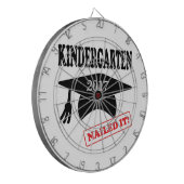 Kindergarten 2017 nagelte es dartscheibe (Vorderseite Links)