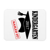 Kindergarten 2017 nagelte es magnet (Horizontal)
