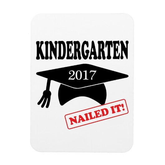 Kindergarten 2017 nagelte es magnet (Vertikal)