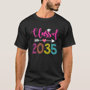 Kindergarten 2021 Abschluss-T-Shirt-Klasse 2035 T-Shirt