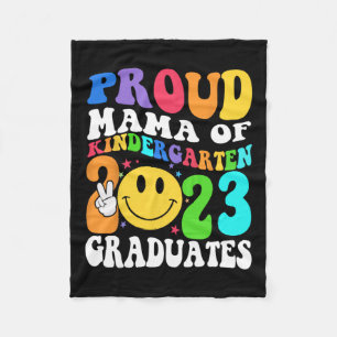 Kindergarten Abschluss 2023 Groovy Graduate Shirt Fleecedecke