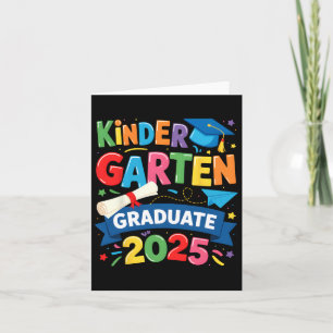 Kindergarten Abschluss 2025 Graduate Kids Boys Gi Karte