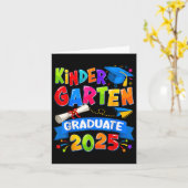 Kindergarten Abschluss 2025 Graduate Kids Boys Gi Karte (Gelbe Blume)