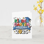 Kindergarten Abschluss 2025 Graduate Kids Boys Gi Karte (Gelbe Blume)