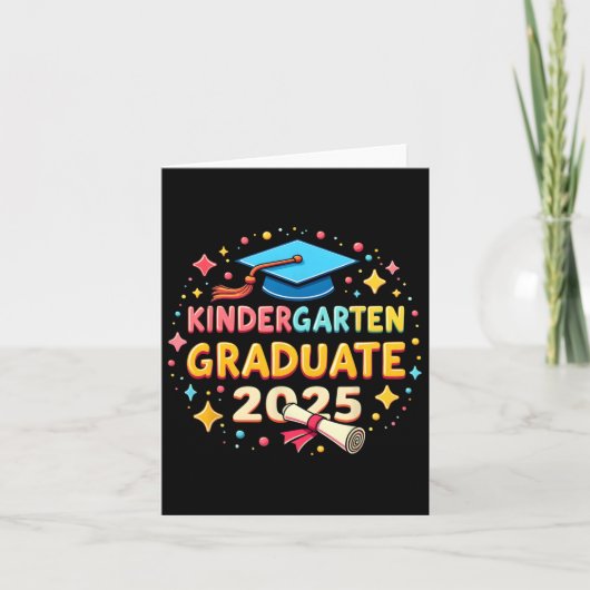 Kindergarten Abschluss 2025 Graduate Kids Boys Gi Karte (Vorderseite)