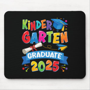 Kindergarten Abschluss 2025 Kinder vor dem Schulab Mousepad