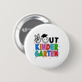 Kindergarten Abschluss am letzten Schultag Gro Button (Vorne & Hinten)