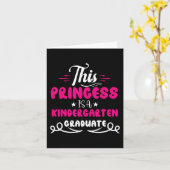 Kindergarten Abschluss am letzten Schultag Karte (Gelbe Blume)