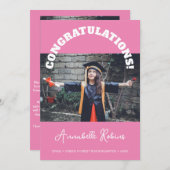 Kindergarten Abschluss Ankündigung Foto-Karte (Vorne/Hinten)