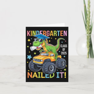 Kindergarten Abschluss Cl von 2025 Graduate Dinosa Karte