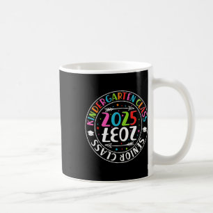 Kindergarten Abschluss Cl von 2025 Senior Cl von 2 Kaffeetasse