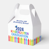 Kindergarten Abschluss Custom School Party 2024 Geschenkschachtel (Vorderseite)