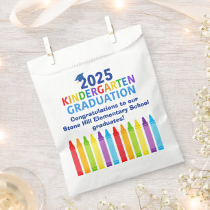 Kindergarten Abschluss Custom School Party 2025 Geschenktütchen