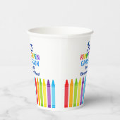 Kindergarten Abschluss Custom School Party 2025 Pappbecher (Rechts)