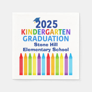 Kindergarten Abschluss Custom School Party 2025 Serviette