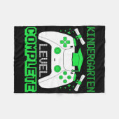 Kindergarten Abschluss der Gamer School Fleecedecke (Vorderseite (Horizontal))