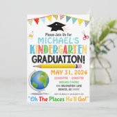 Kindergarten Abschluss Einladung (Stehend Vorderseite)