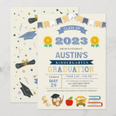 Kindergarten Abschluss Einladung (Vorne/Hinten)