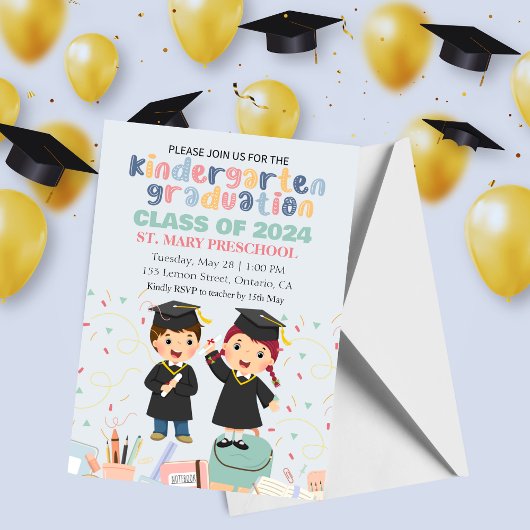 Kindergarten Abschluss Einladung
