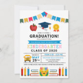 Kindergarten Abschluss Einladung (Vorderseite)