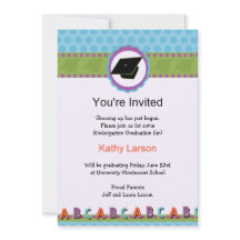 Kindergarten-Abschluss-Einladung