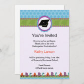 Kindergarten-Abschluss-Einladung Einladung (Vorne/Hinten)