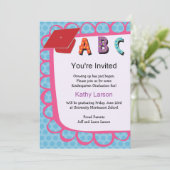 Kindergarten-Abschluss-Einladung Einladung (Stehend Vorderseite)