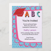 Kindergarten-Abschluss-Einladung Einladung (Vorne/Hinten)