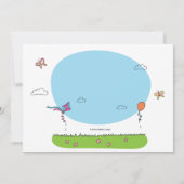 Kindergarten-Abschluss-Einladung Einladung (Rückseite)