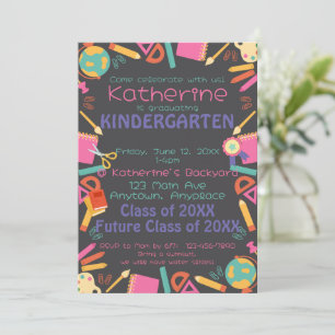 Kindergarten Abschluss Einladung Schule Thema